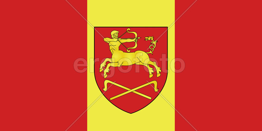 Флаг города Старые Дороги (Stary Dorogi). Республика Беларусь