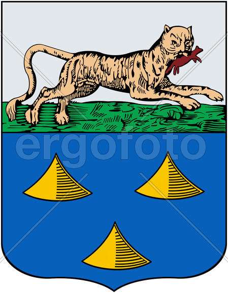 Герб города Нижнеудинск (Nizhneudinsk) 1790 г. Иркутская область