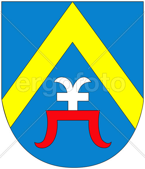 Герб поселка городского типа Лиозно (Liozno). Беларусь