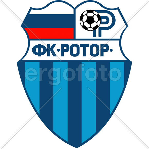 Эмблема футбольного клуба "РОТОР"