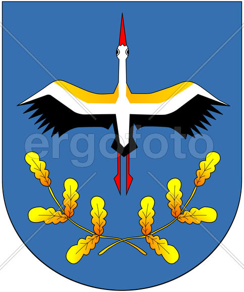 Герб города Лельчицы (Lelchitsy). Беларусь