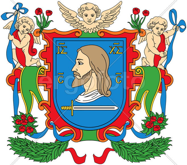 Герб города Витебска (Vitebsk). Республика Беларусь