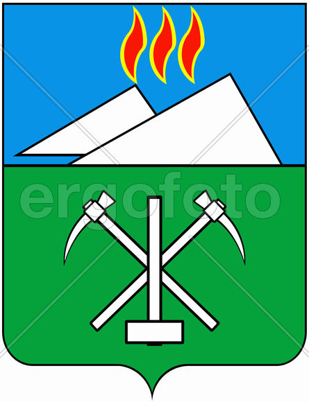 Герб города Сланцево.Ленинградская область