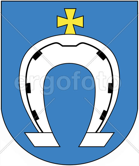 Герб города Наровля (Narovlya). Республика Беларусь