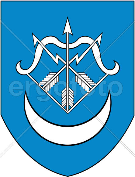 Герб города Белозерск (Belozersk). Республика Беларусь