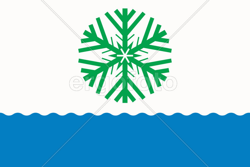 Флаг города Новодвинска (Novodvinsk), Архангельская область