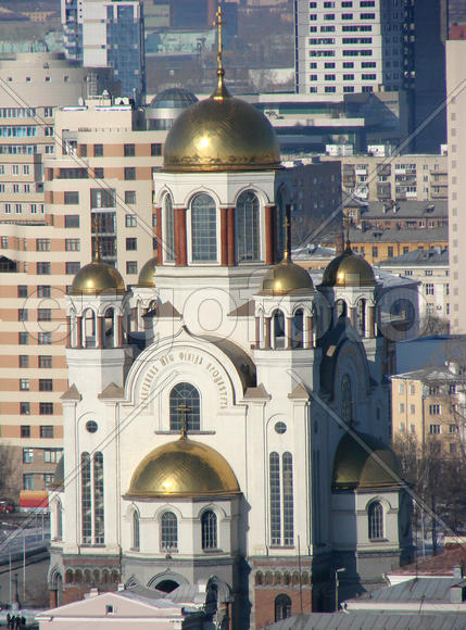 Церковь Спаса на Крови. Екатеринбург. Россия. 