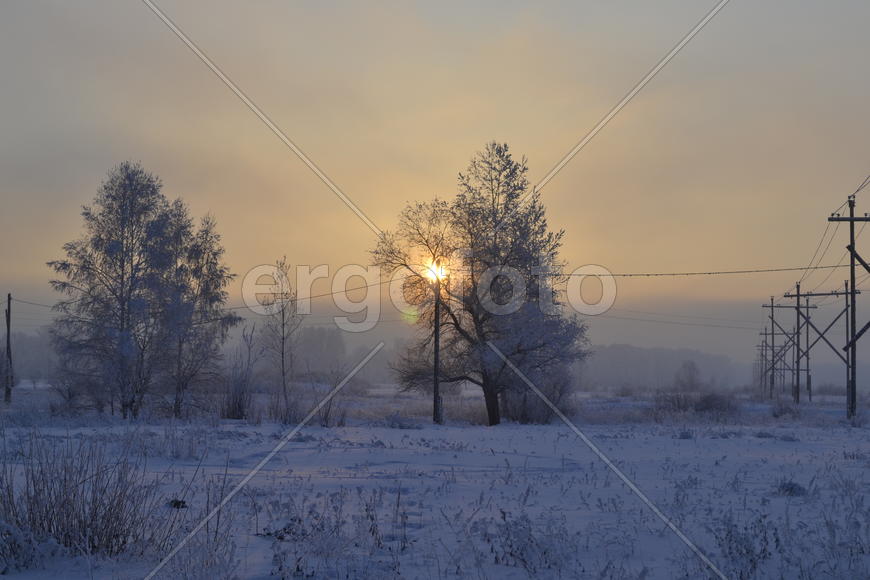 Зимний закат