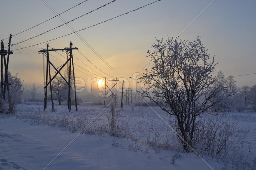 Зимний закат