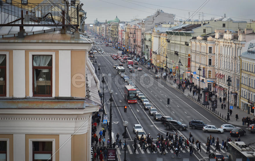 Вид на Невский