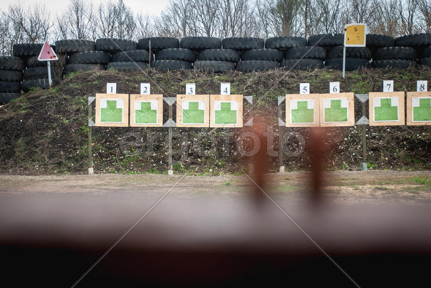 Мишени на стрельбище 