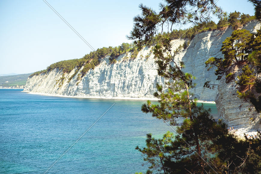 Вид на побережье моря