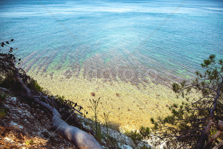 Вид на побережье моря