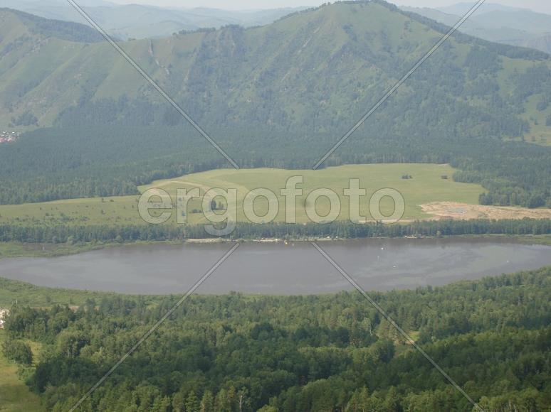 Манжерок. Вид с канатной дороги
