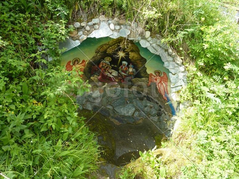 Остров Патмос. Наскальная фреска 