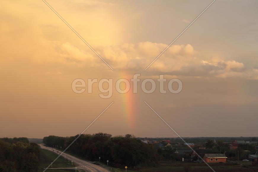 Радуга над городом 