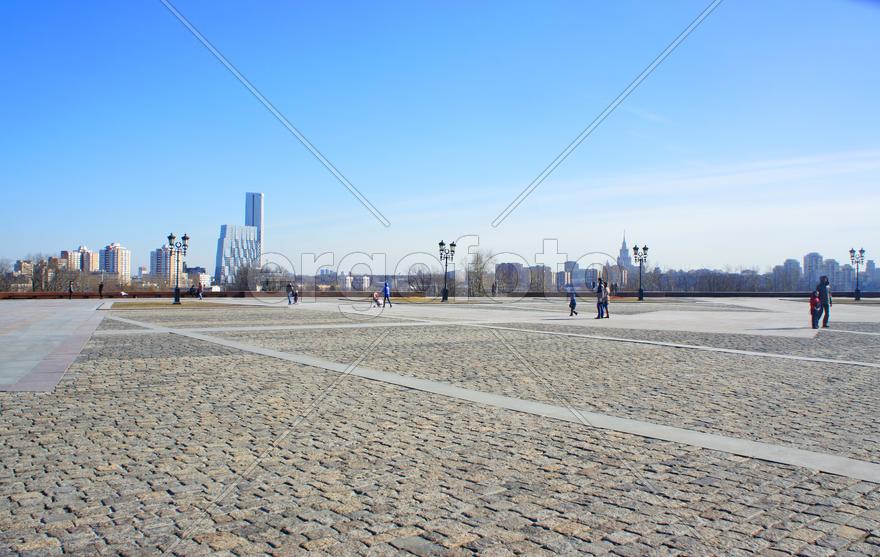 Вид на город с Поклонной горы