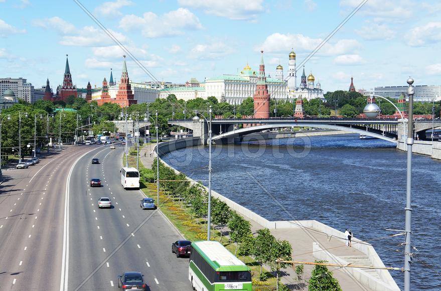 Вид на кремль