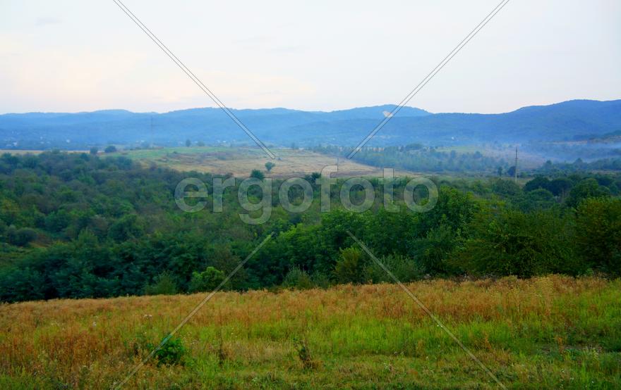 Поля и горы