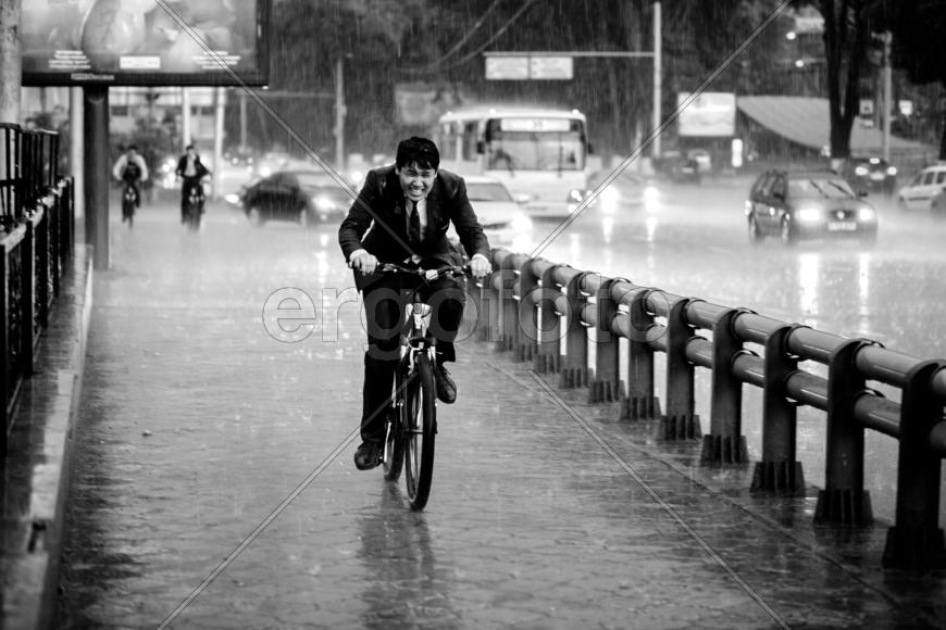 Дождь в городе