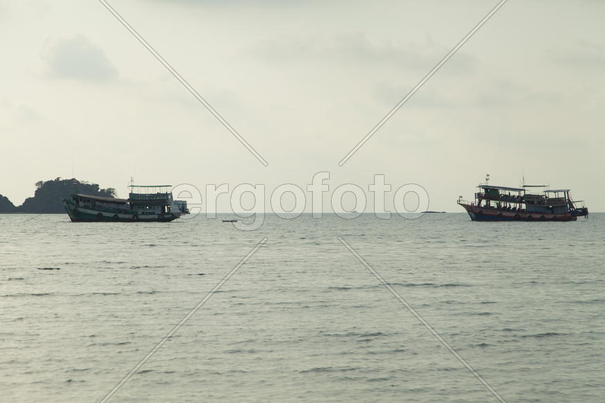 The decline on the tropical island is extraordinary beautiful