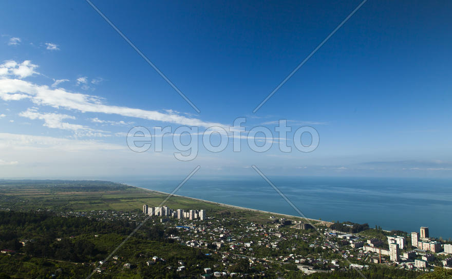The bay is at sunrise lit with the soft morning sun