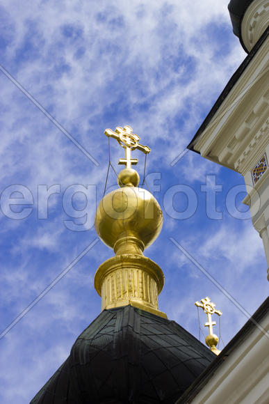 Orthodox church in a daylight in an ancient place