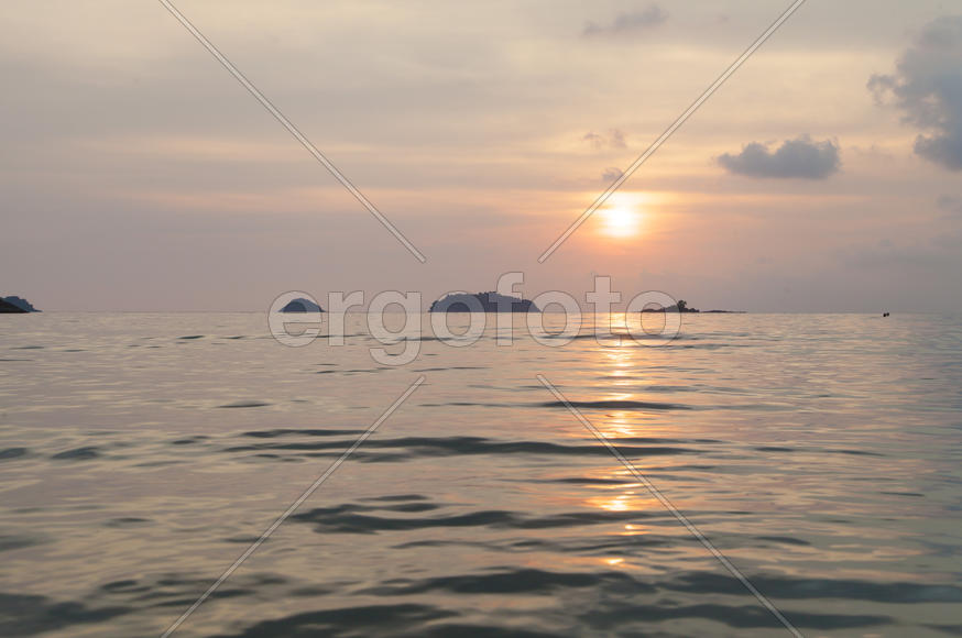 The decline on the tropical island is extraordinary beautiful