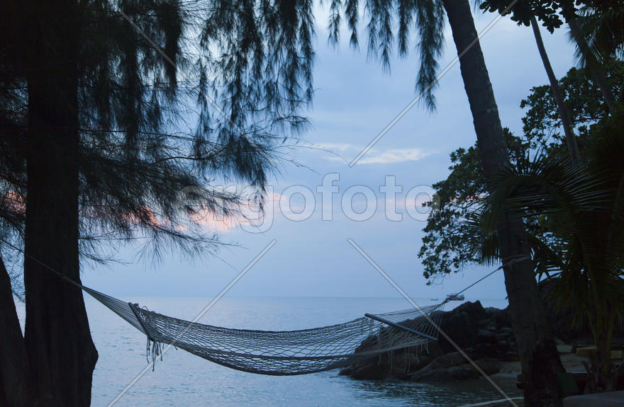 The decline on the tropical island is extraordinary beautiful