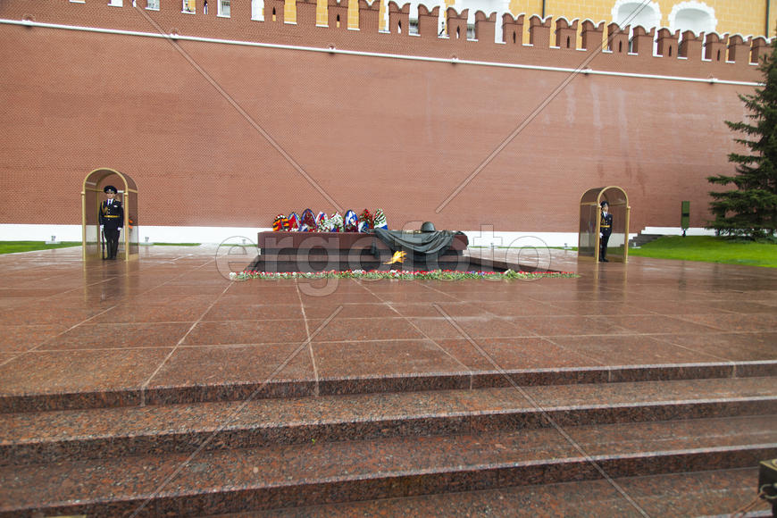 The eternal flame burns and reminds people of a feat