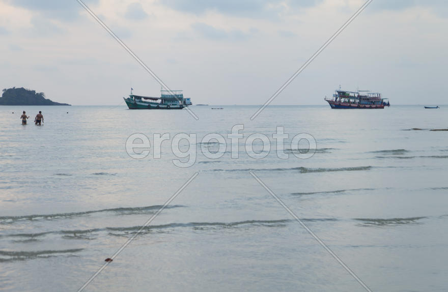 The decline on the tropical island is extraordinary beautiful