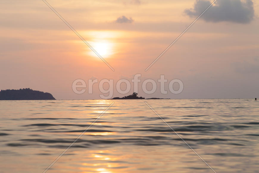 The decline on the tropical island is extraordinary beautiful