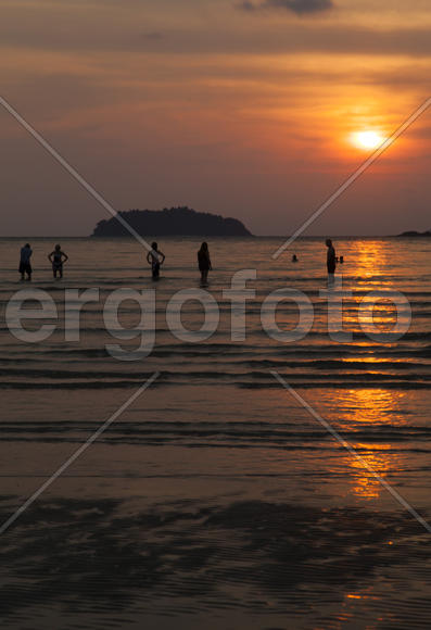 The decline on the tropical island is extraordinary beautiful