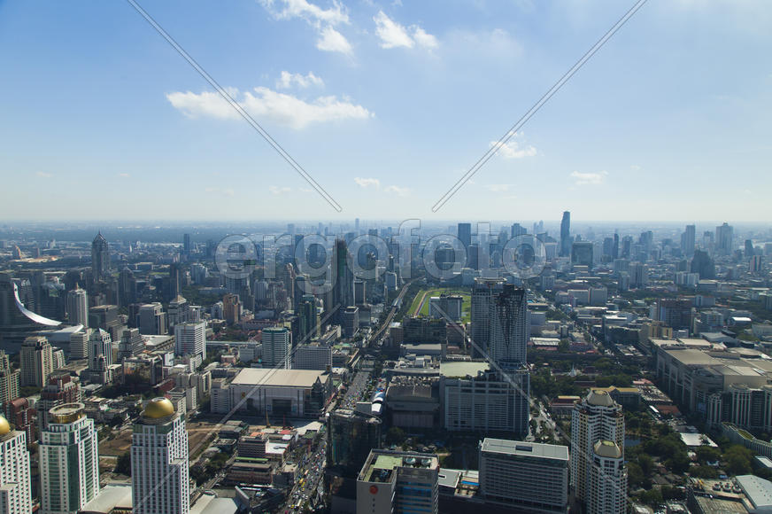 The city from height of bird's flight - an unforgettable show