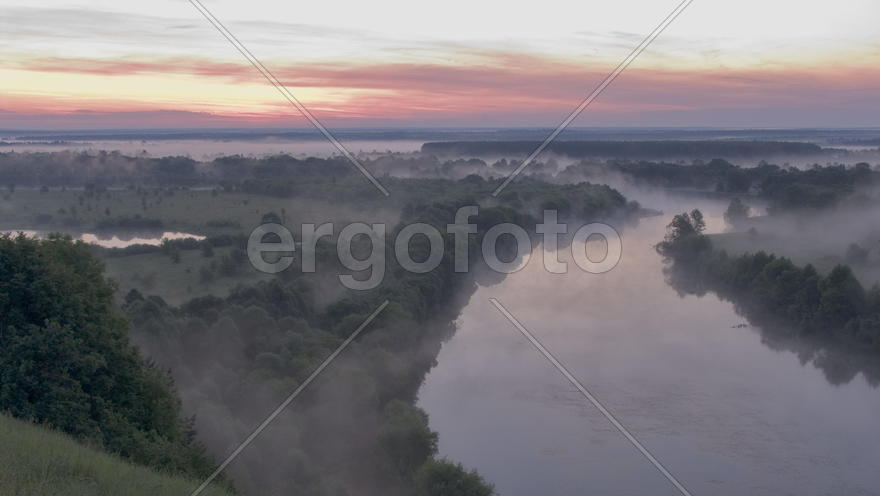 Гнилево. Река Десна. Рассвет.