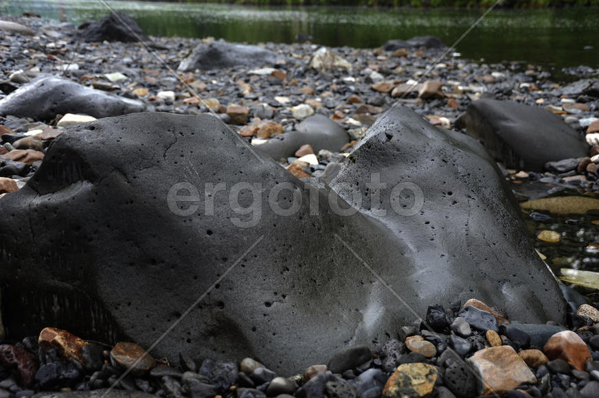 Обливной камень похожий на тюленя