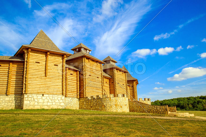 It is constructed on a medieval sample presently