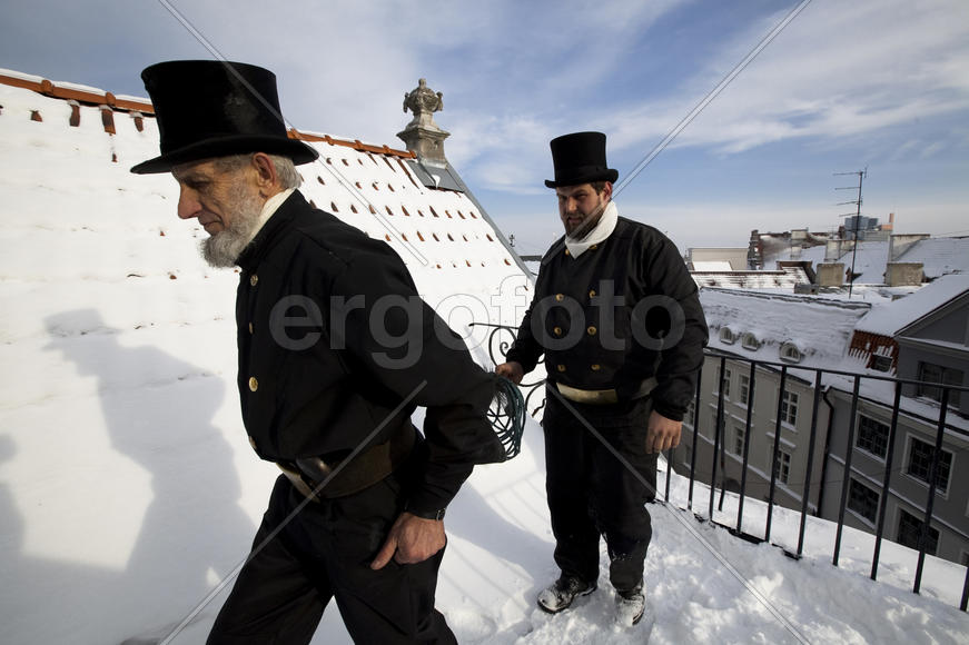 Трубочисты на крыше