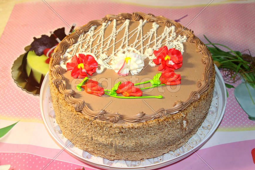 Свежий, вкусный торт для праздничного стола