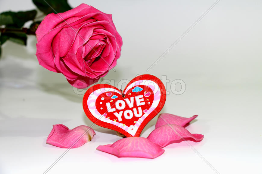 Сердце и роза.