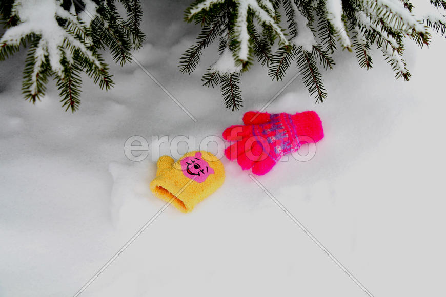 Детские рукавички