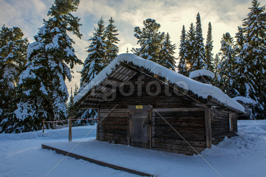 Жилище народности манси