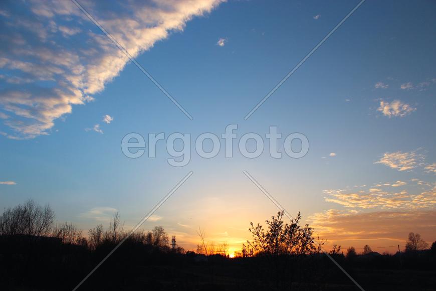 Закат во Внуково