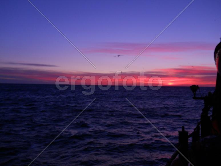 Море.Закат.