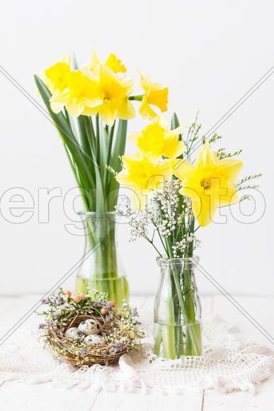 Букеты  из нарциссов