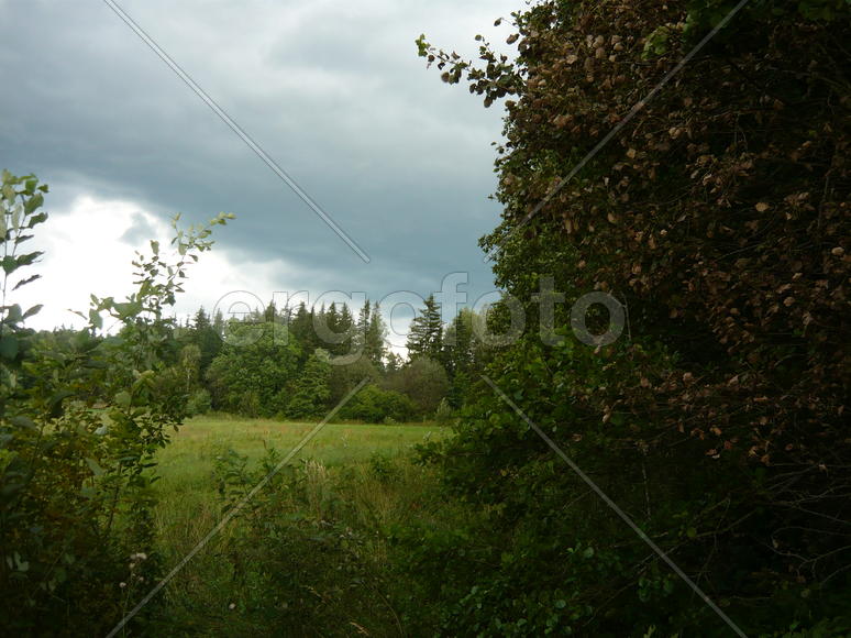 небо перед грозой