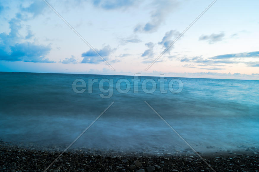 Море в дымке