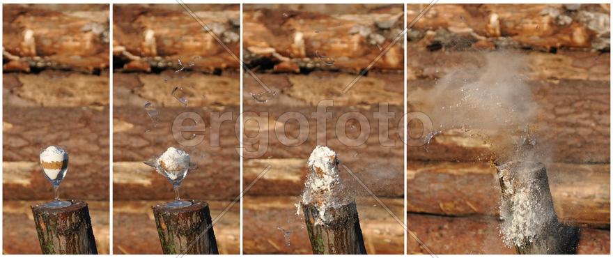 Рассыпчатый кофейный каскад