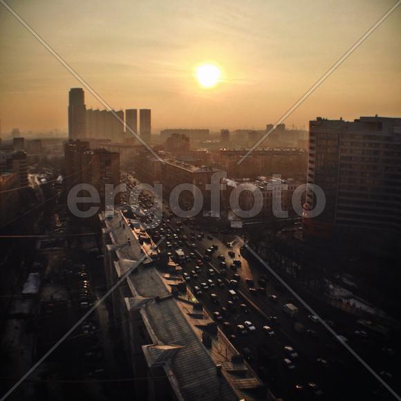 Вид с Крыши дома на ножках