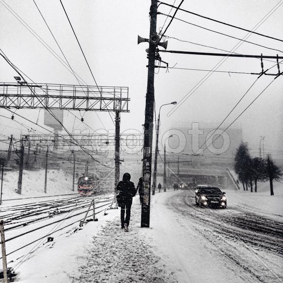 По пути на работу